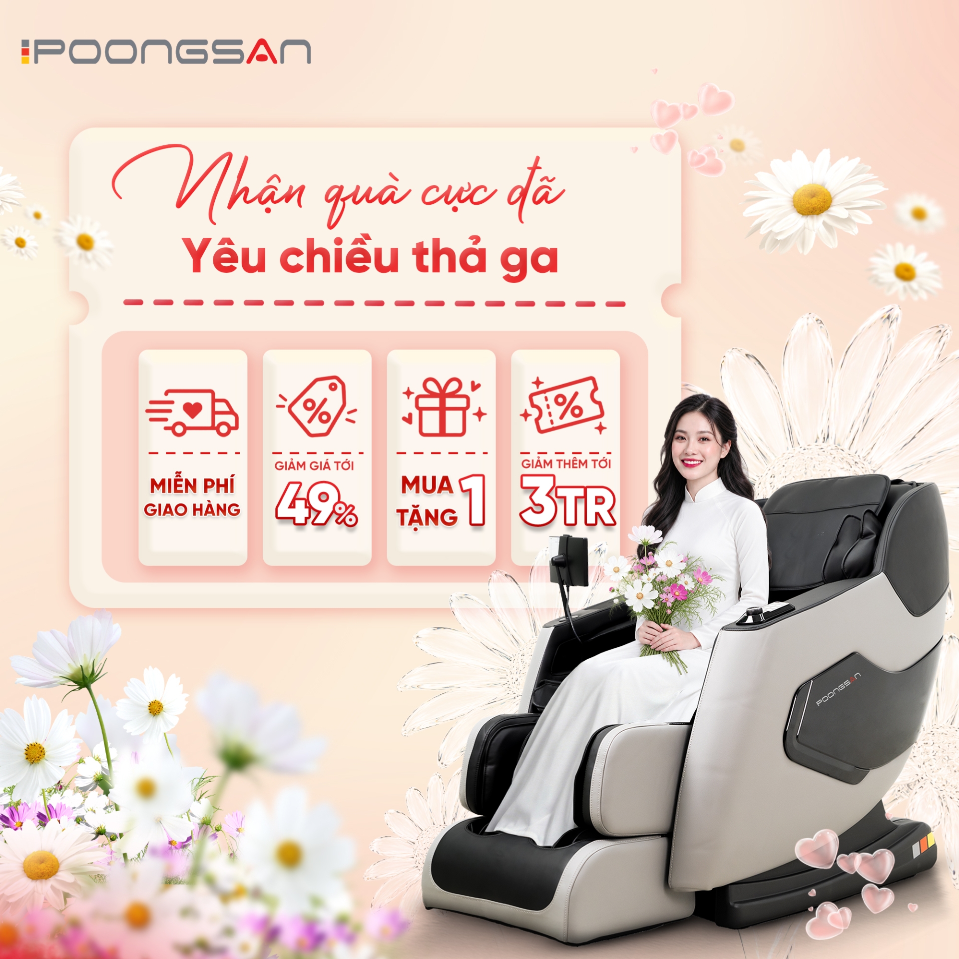 Mega Sale 20.10 Poongsan - Trao Qu&agrave; Y&ecirc;u Chiều, Gửi Triệu Điều Thương