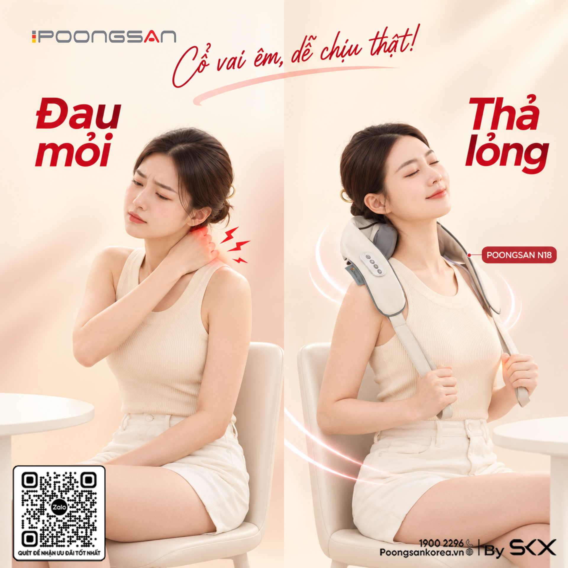 M&aacute;y massage mini Poongsan