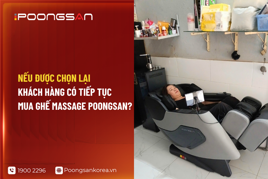 Ghế massage Poongsan