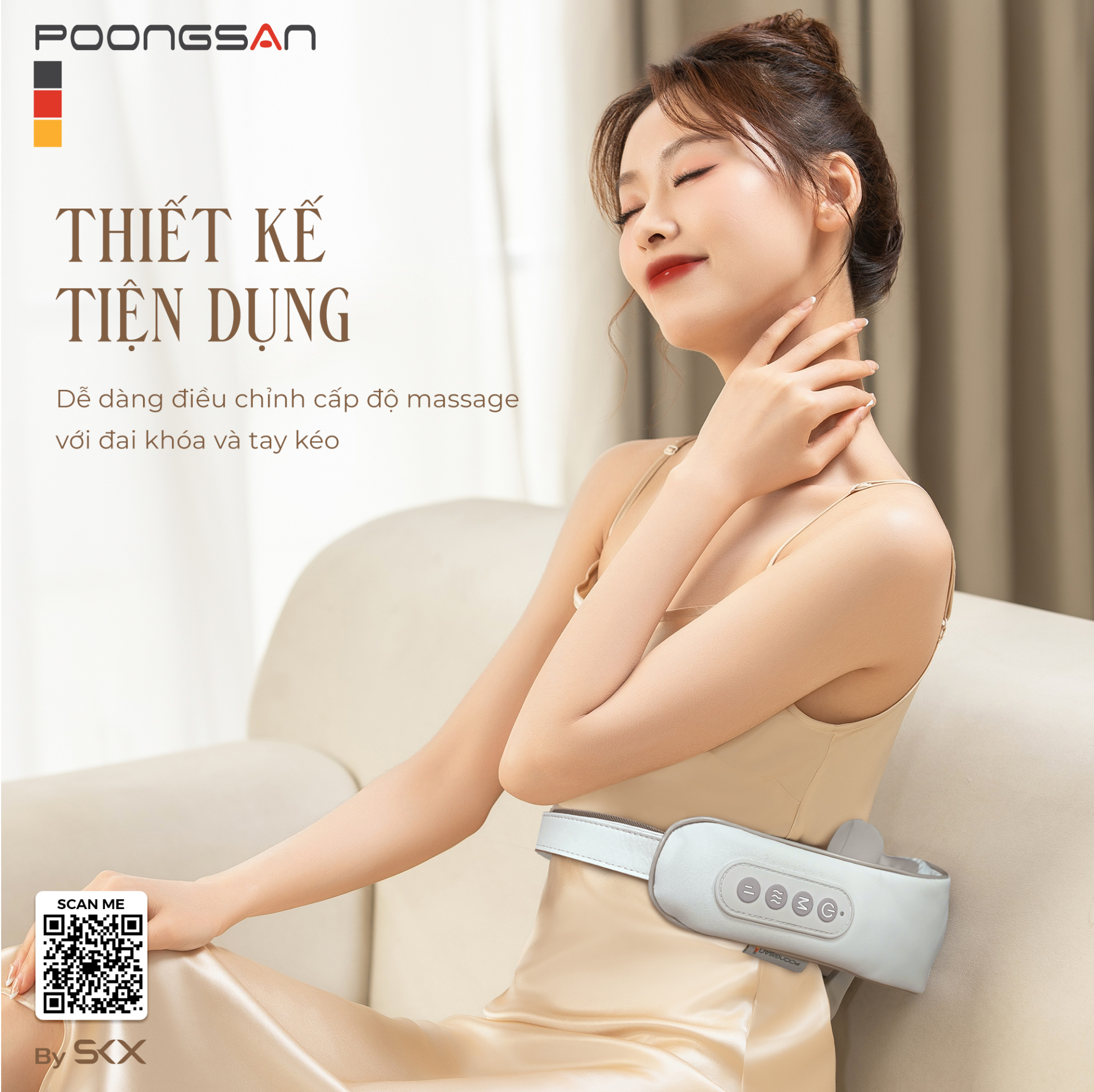 Máy massage cổ vai gáy Poongsan N18