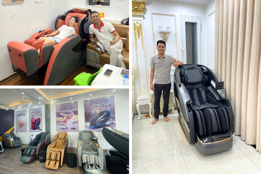 Poongsan Th&aacute;i B&igrave;nh - Địa Chỉ Trải Nghiệm Ghế Massage Ch&iacute;nh H&atilde;ng
