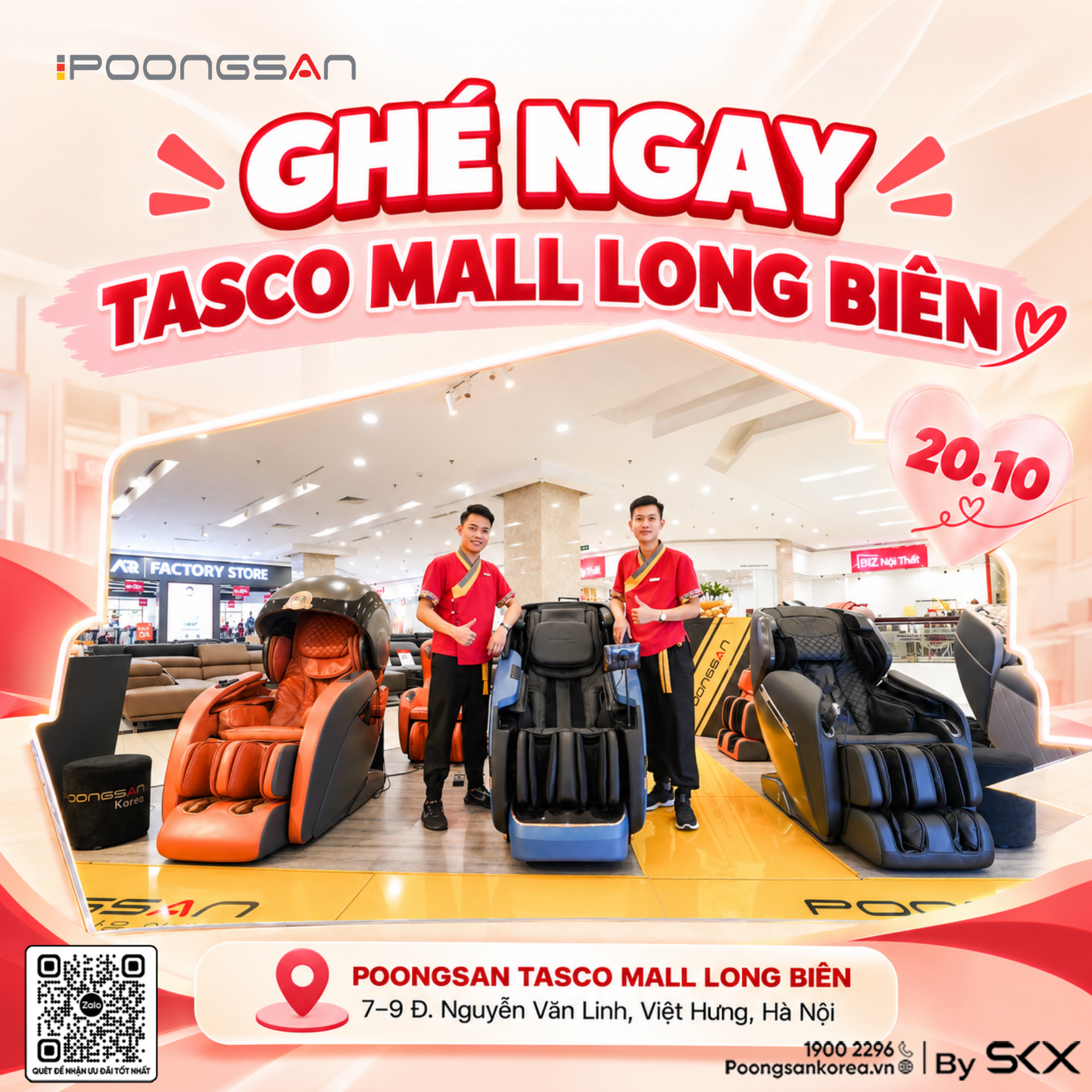 Poongsan Tasco Mall Long Biên!