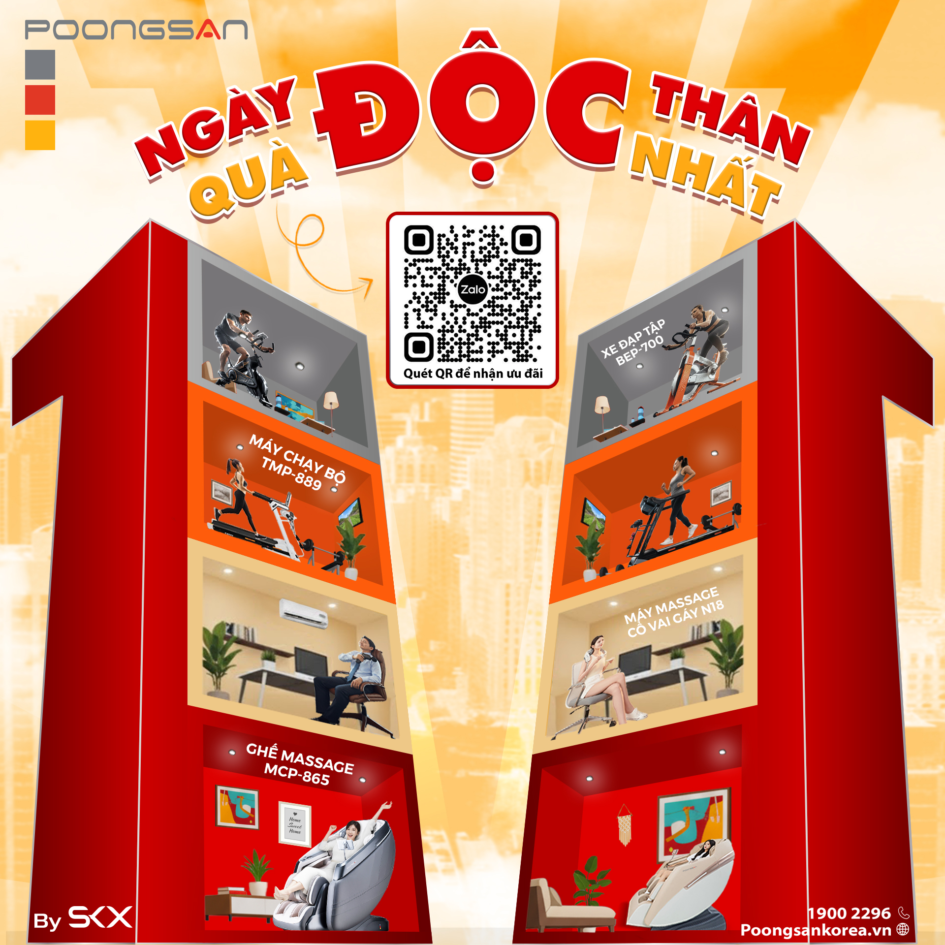 Khuyến mại ghế massage 11.11