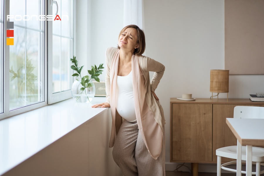 ghế massage cho bà bầu giảm đau lưng
