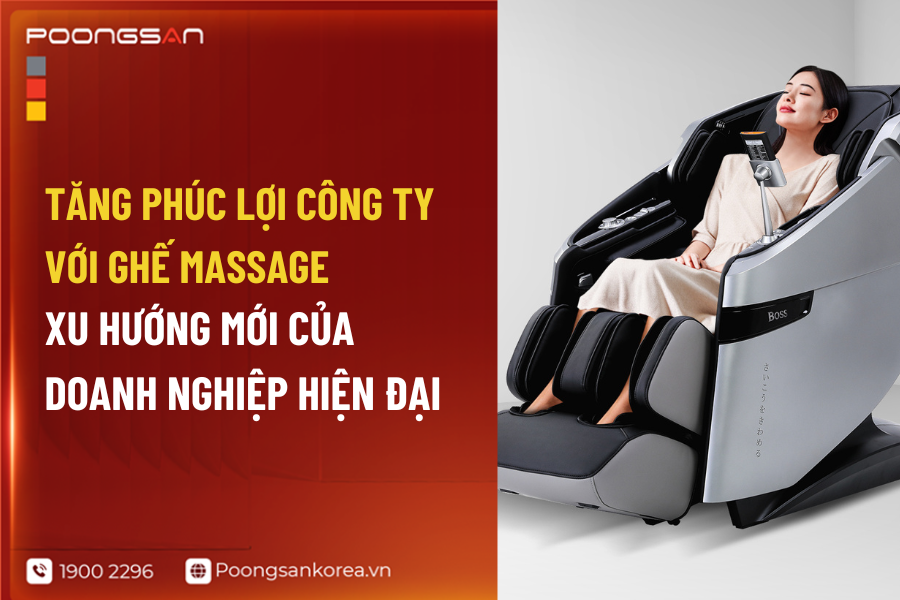 ghế massage cho công ty