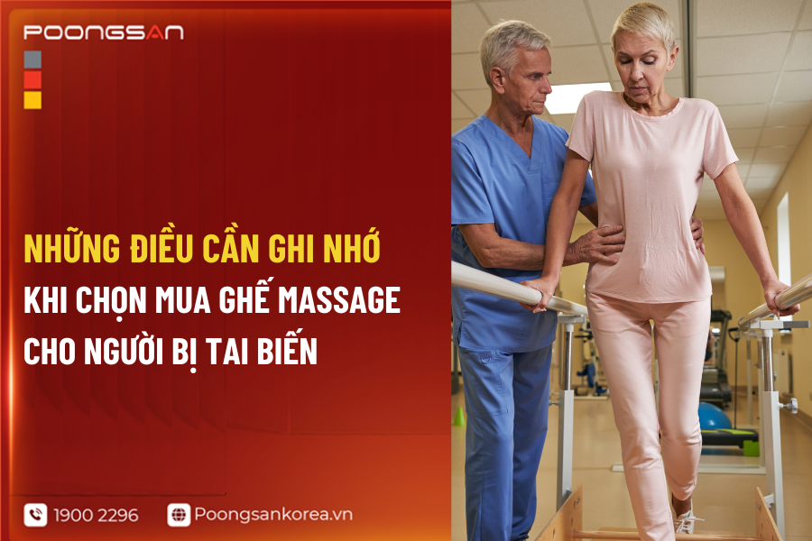 Ghế massage cho người bị tai biến