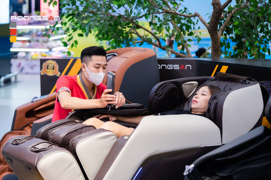 ghế massage có làm tăng huyết áp không
