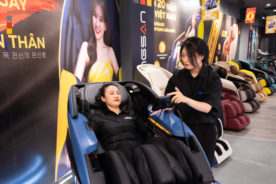ghế massage có trị đau vai gáy không