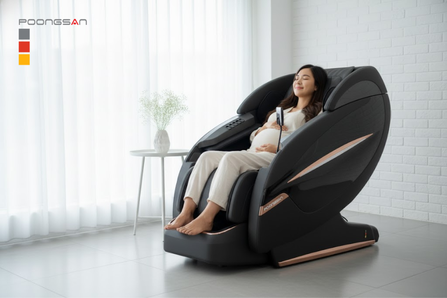 ghế massage giảm phù nề chân tay