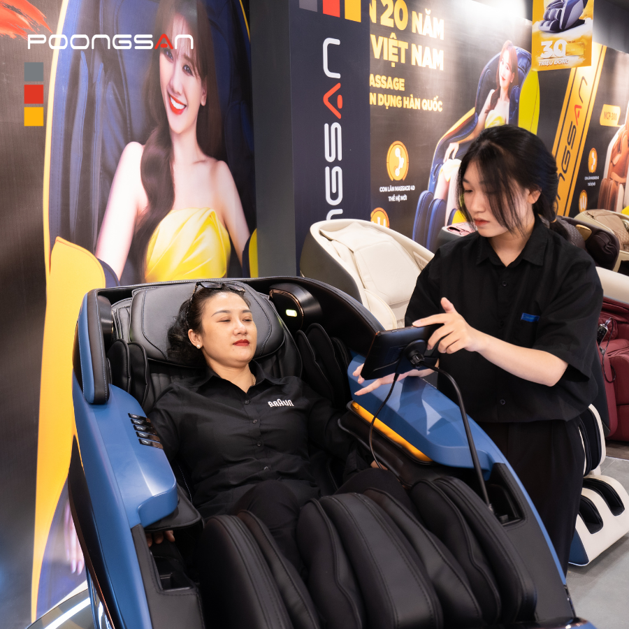 ghế massage phù hợp dân văn phòng