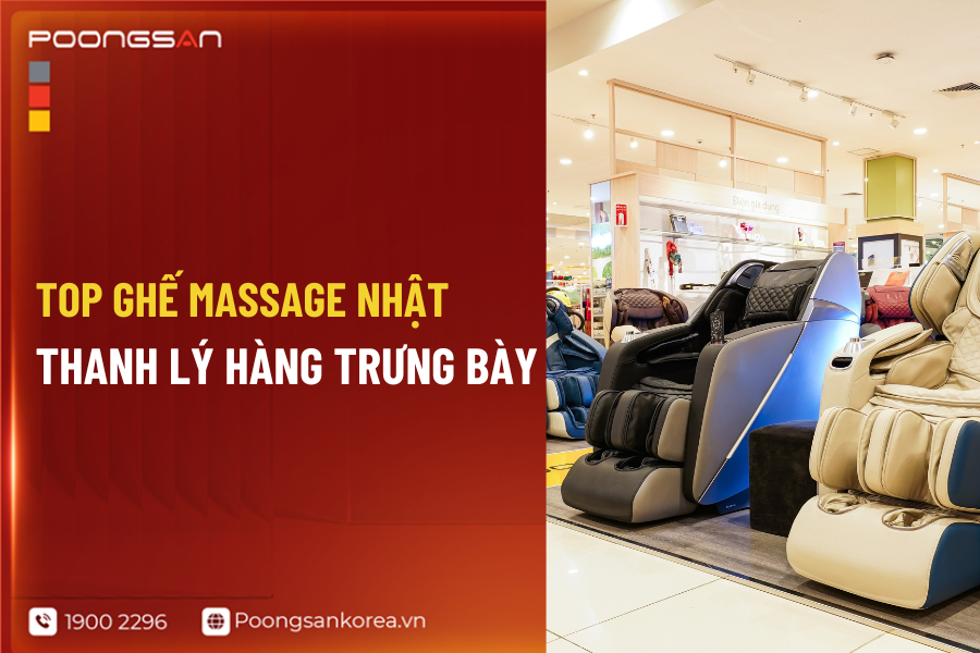 ghế massage Nhật thanh lý