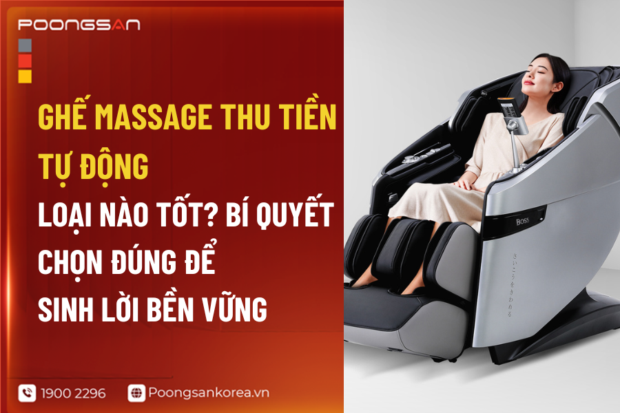 ghế massage thu tiền tự động