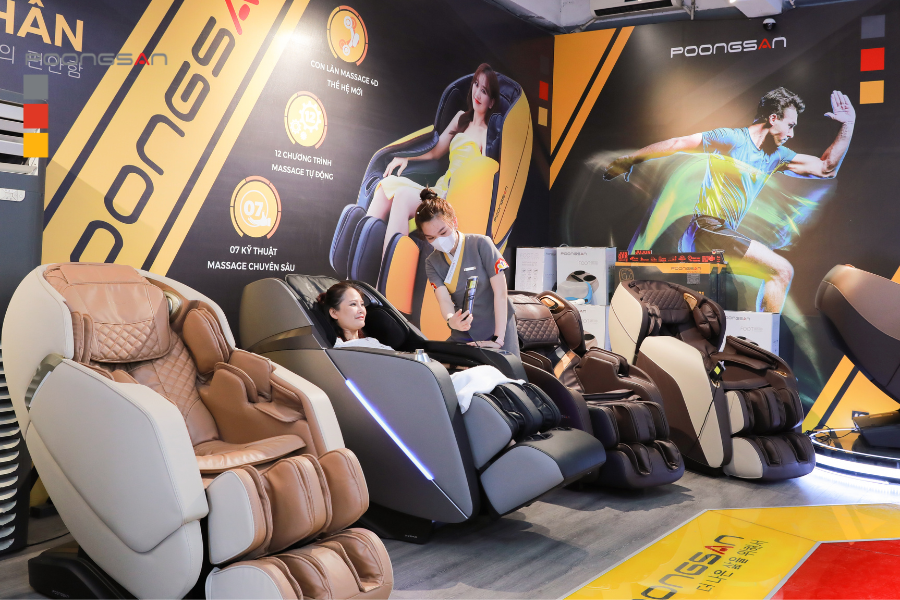ghế massage tự động thu tiền
