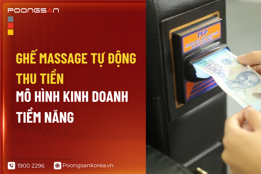 ghế massage tự động thu tiền