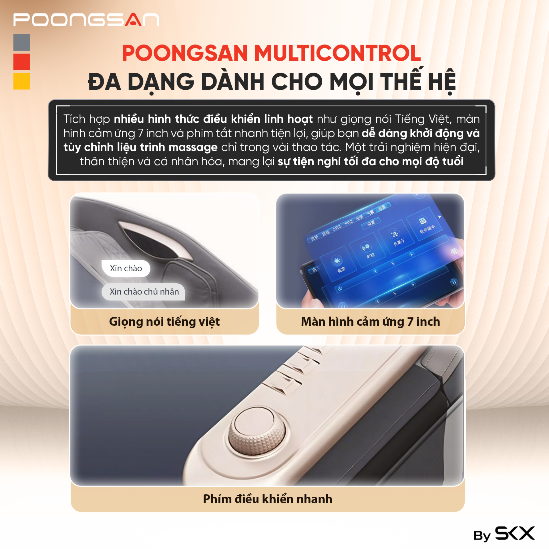 Poongsan MultiControl - Điều khiển thông minh trải nghiệm liền mạch, dễ dàng cho mọi thế hệ