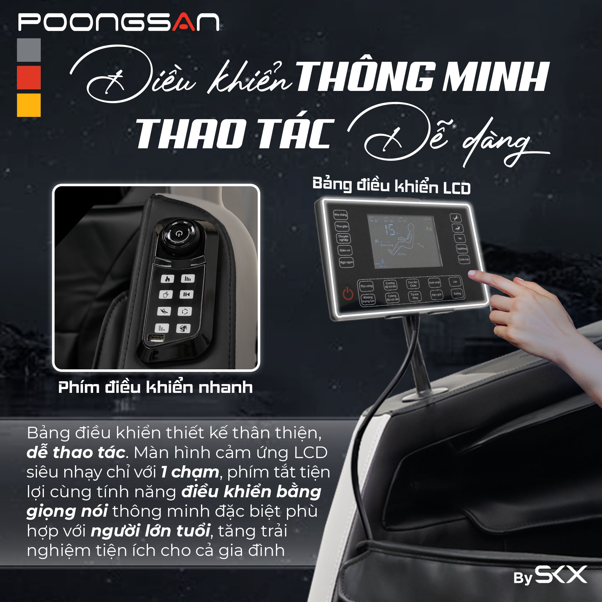 Tiện ích hiện đại -Trải nghiệm massage trọn vẹn