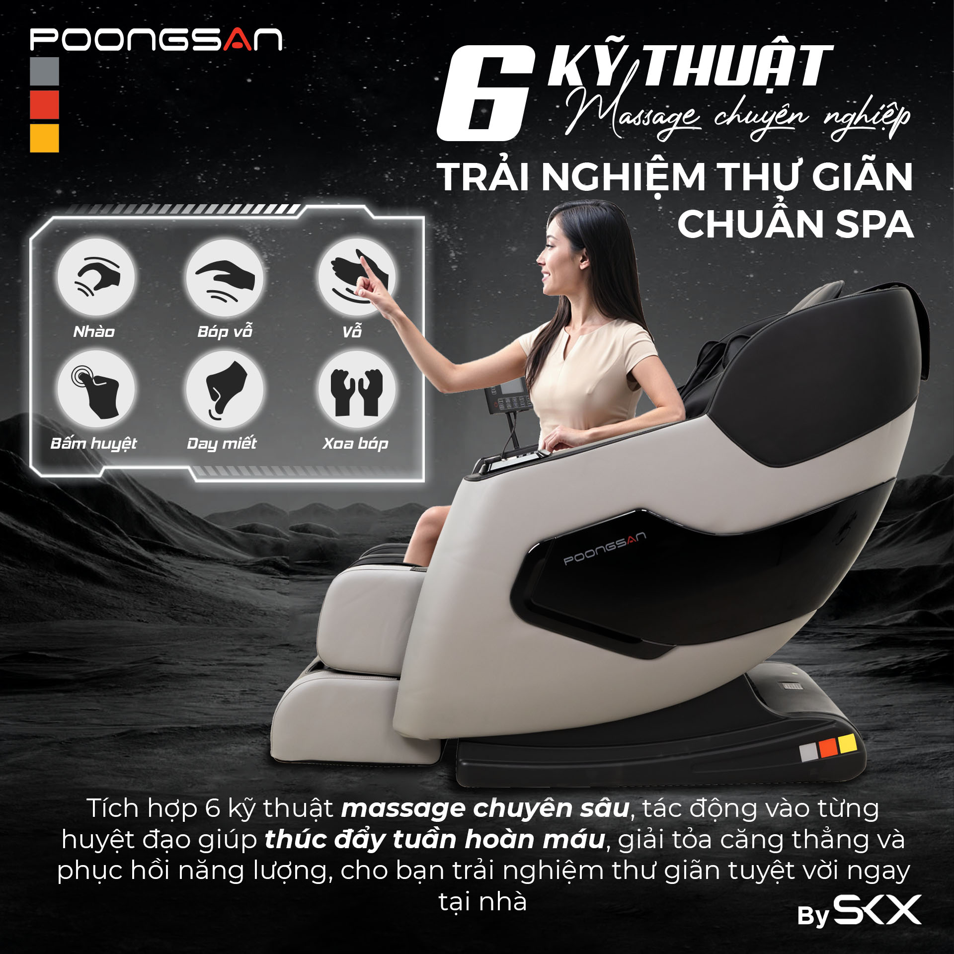 6 Chương trình massage thủ công