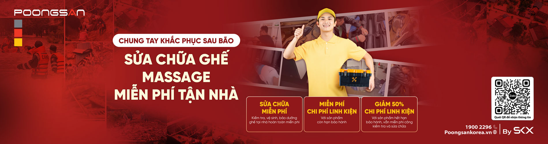 Chương trình hỗ trợ bão lũ 2025