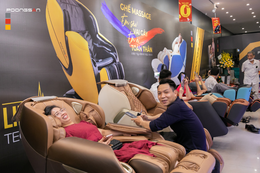 Ghế massage cho người bị tai biến