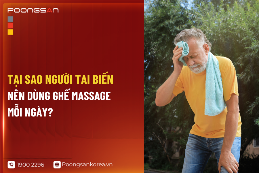 Ghế massage cho người bị tai biến