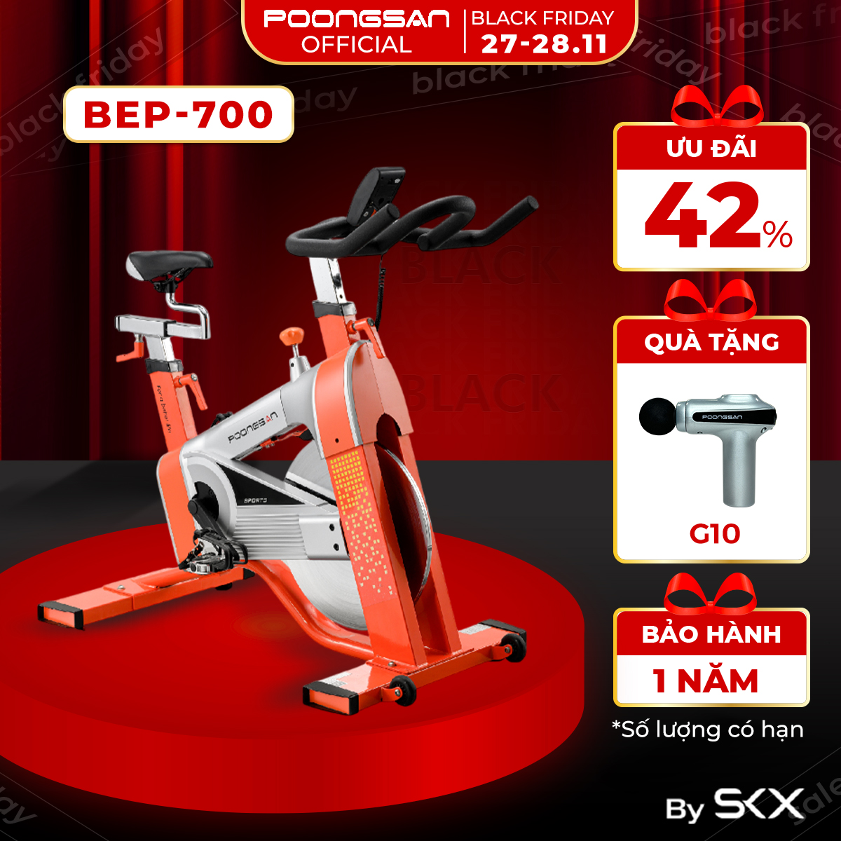 Xe đạp tập Poongsan BEP-700