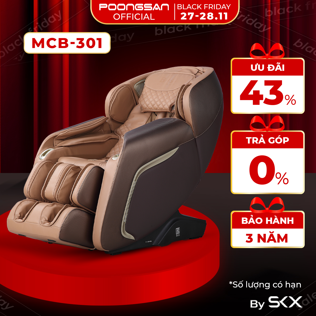 Ghế Massage Trị Liệu MCB 301