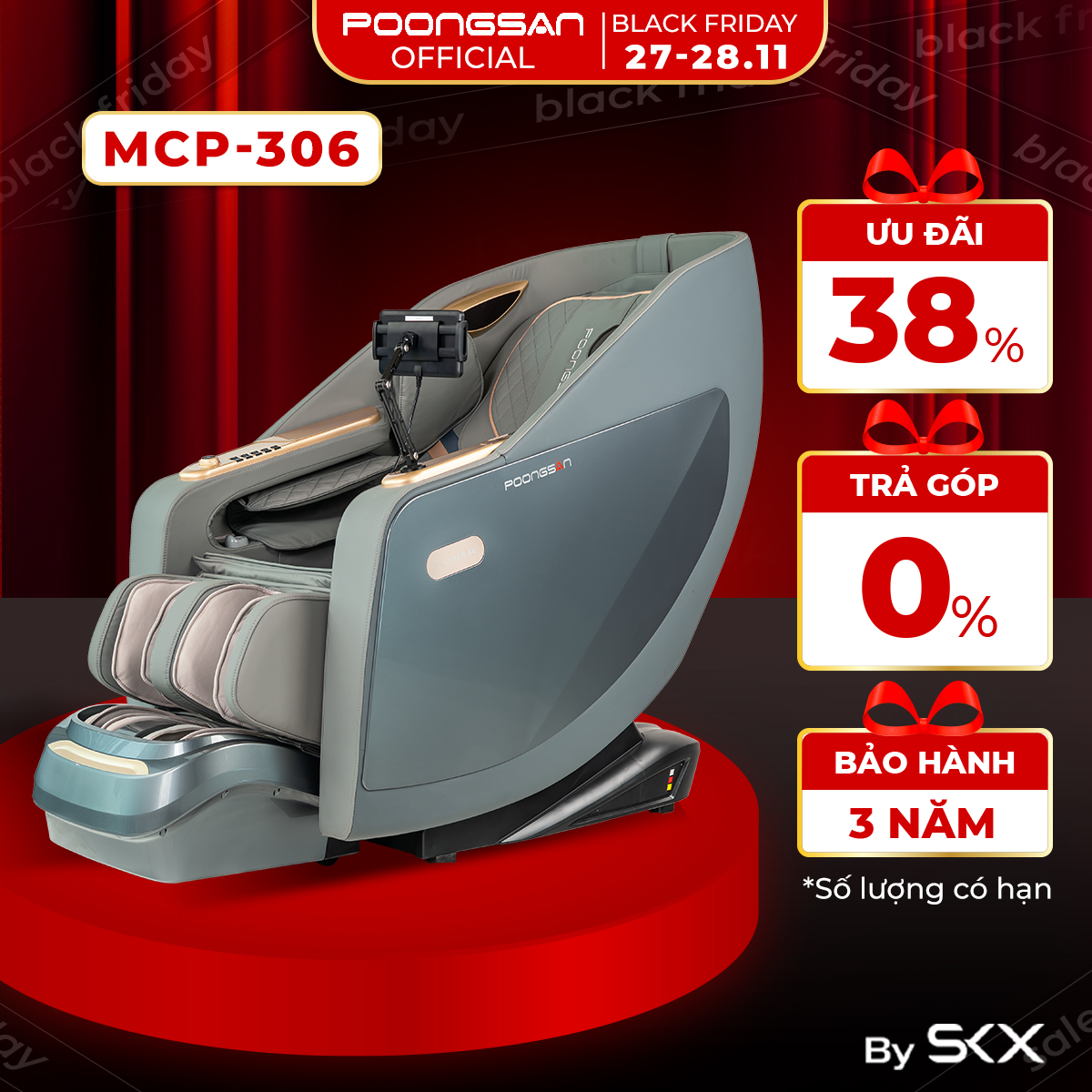 Ghế massage Poongsan MCP-306