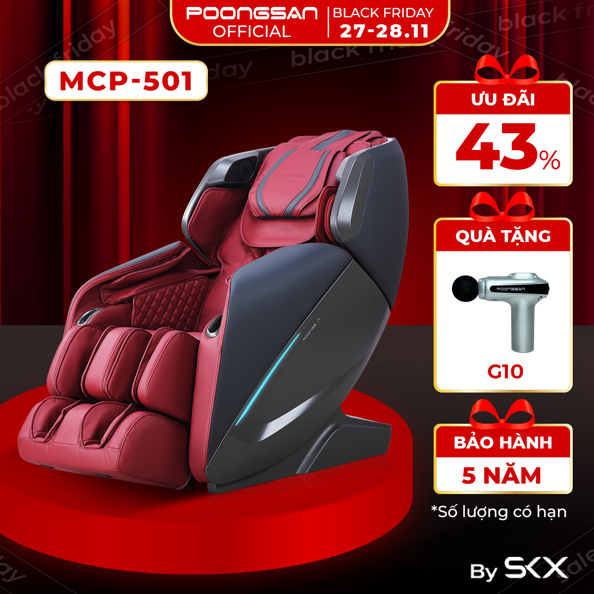 Ghế massage Poongsan MCP-501
