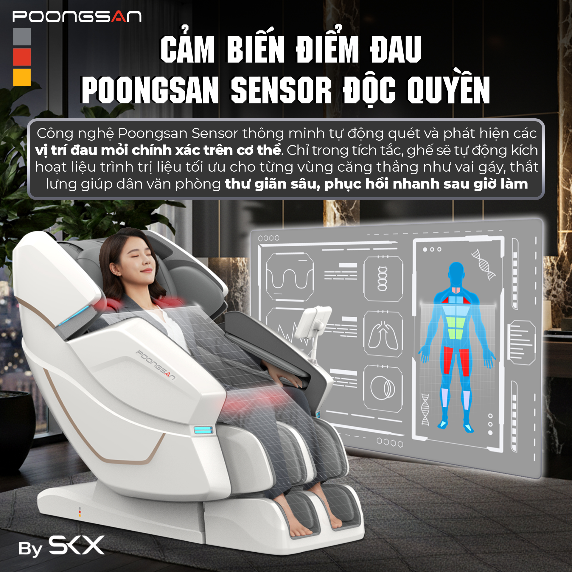 Poongsan Sensor - Trị liệu đúng điểm đau