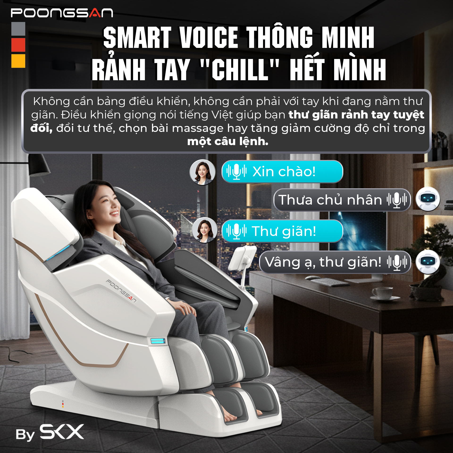 Điều khiển bằng giọng nói tiếng Việt -  Nói và thư giãn