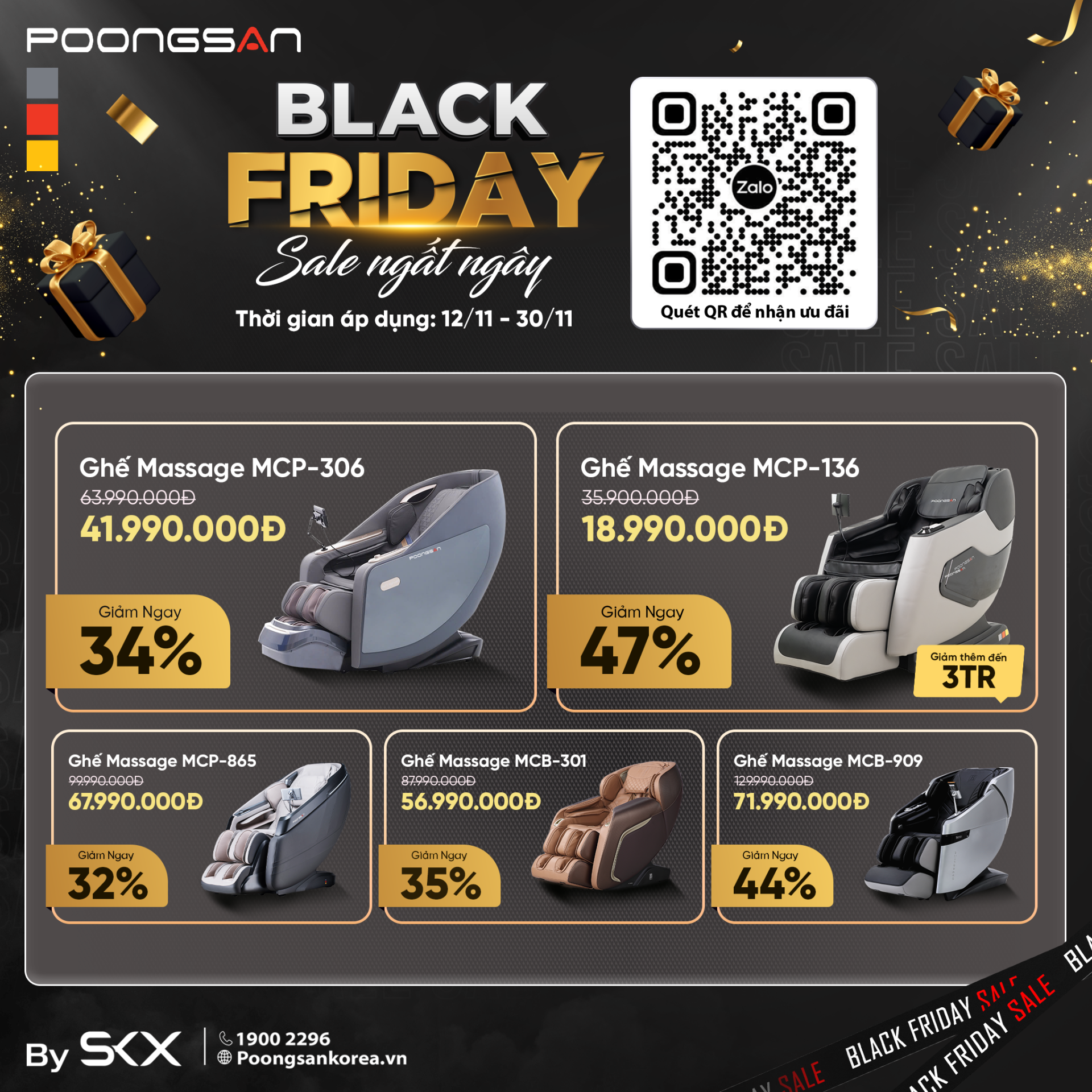 Deal Hot không thể bỏ lỡ những siêu phẩm đang gây bão Black Friday Tại Poongsan