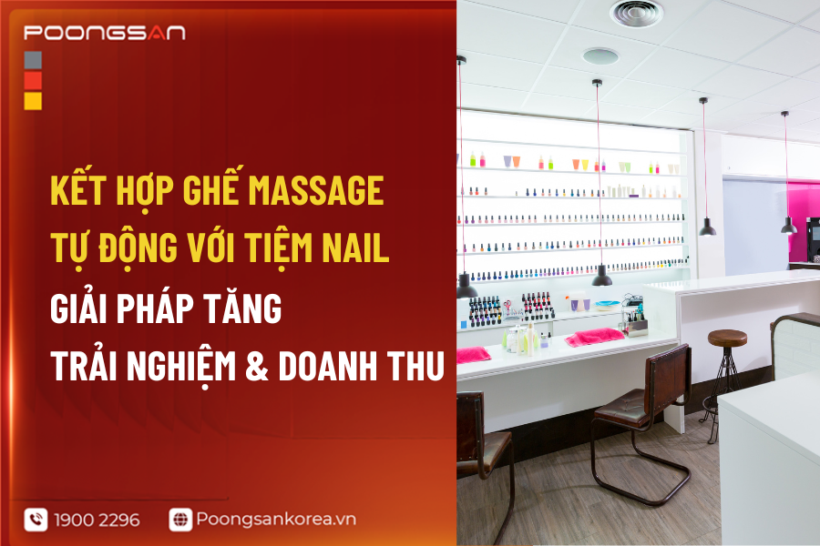 ghế massage cho tiệm nail