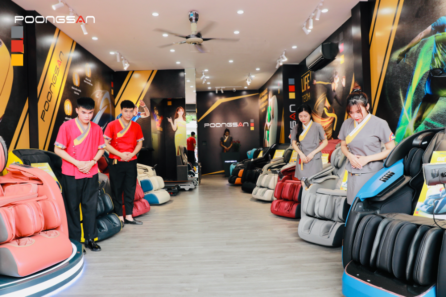 Ghế massage Poongsan Hoàng Văn Thụ
