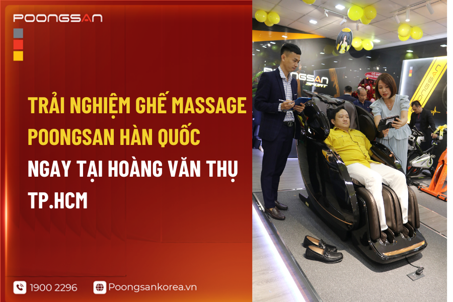 Ghế massage Poongsan Hoàng Văn Thụ