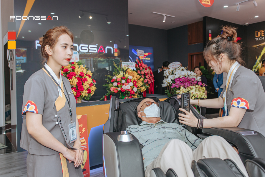 ghế massage sức khỏe tinh thần