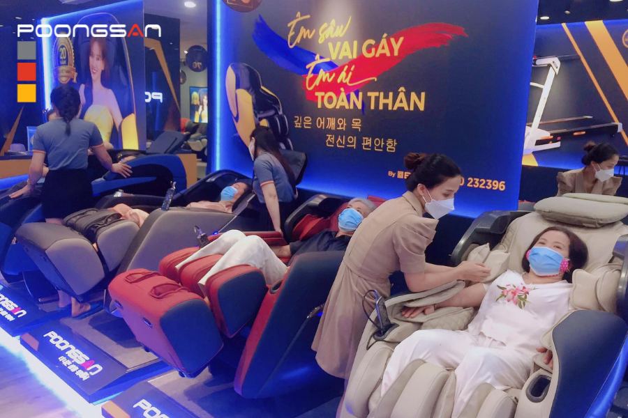 máy nén khí ghế massage