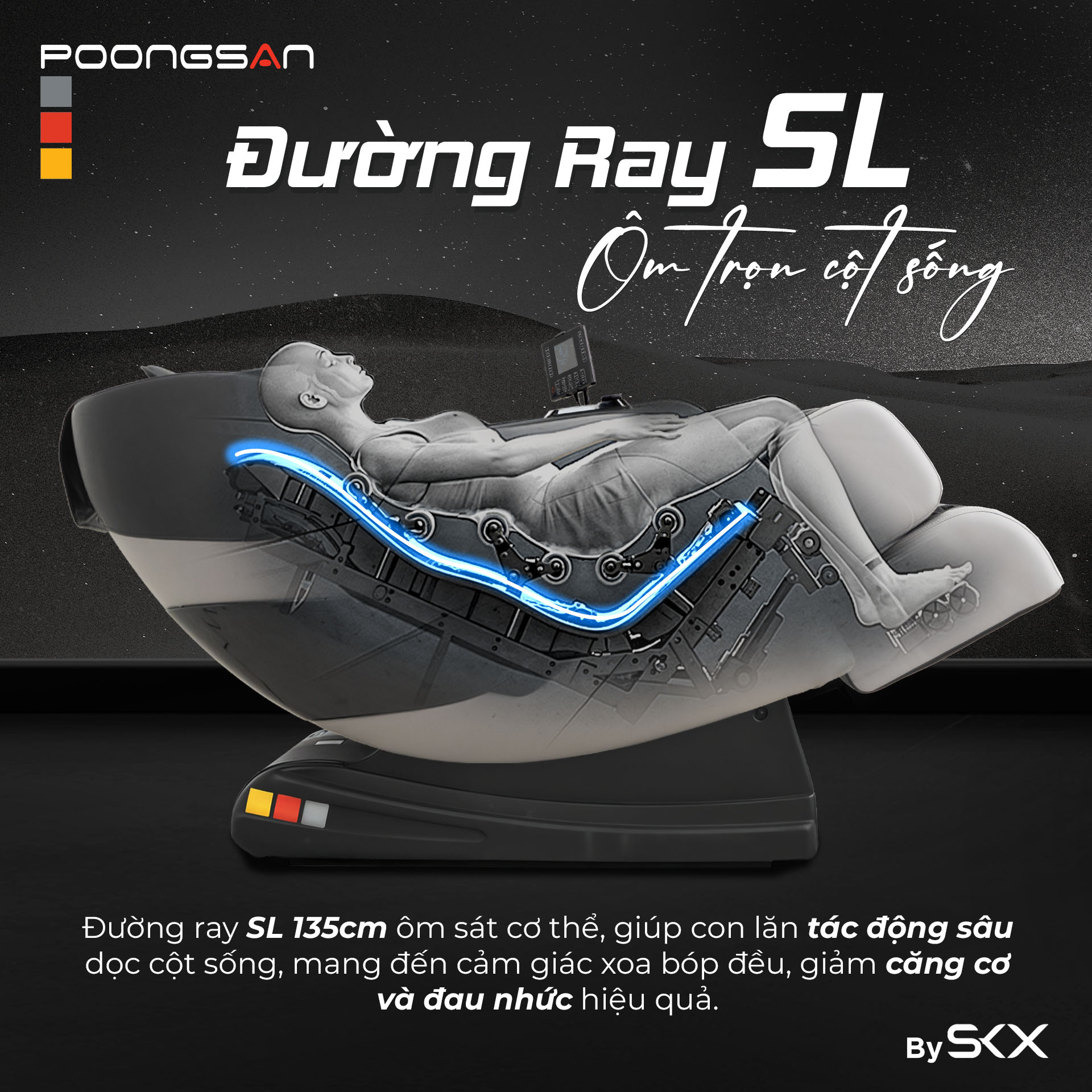 Ghế massage Poongsan Thảo Điền