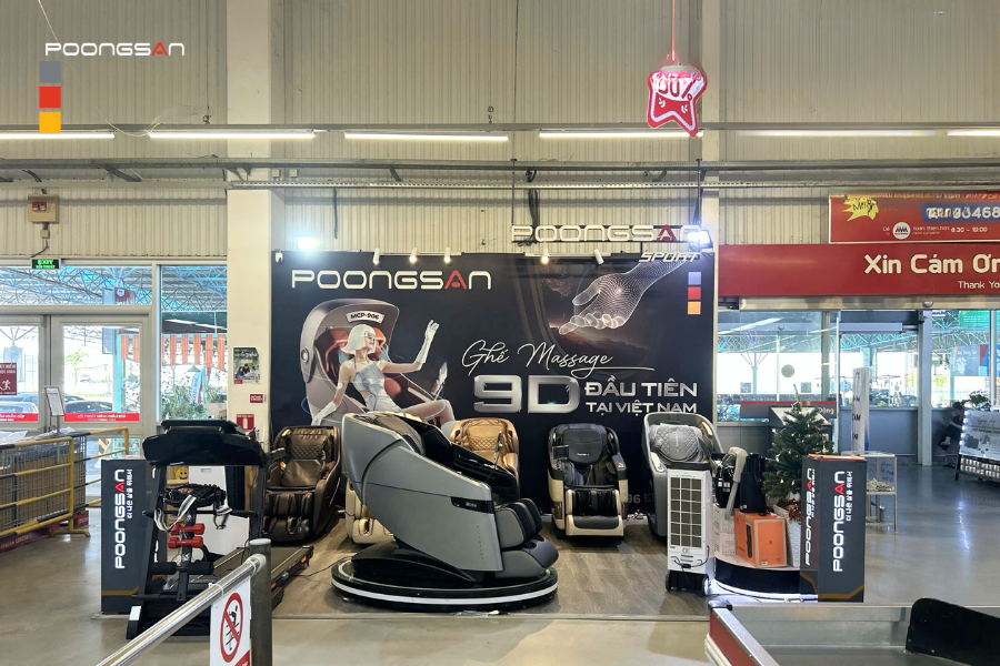 showroom Poongsan Long Xuyên