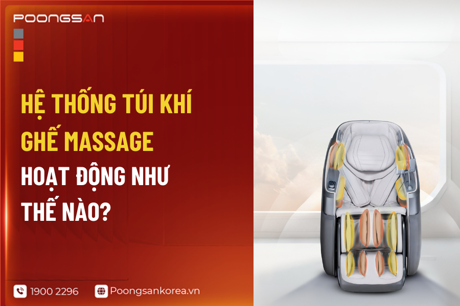 túi khí ghế massage