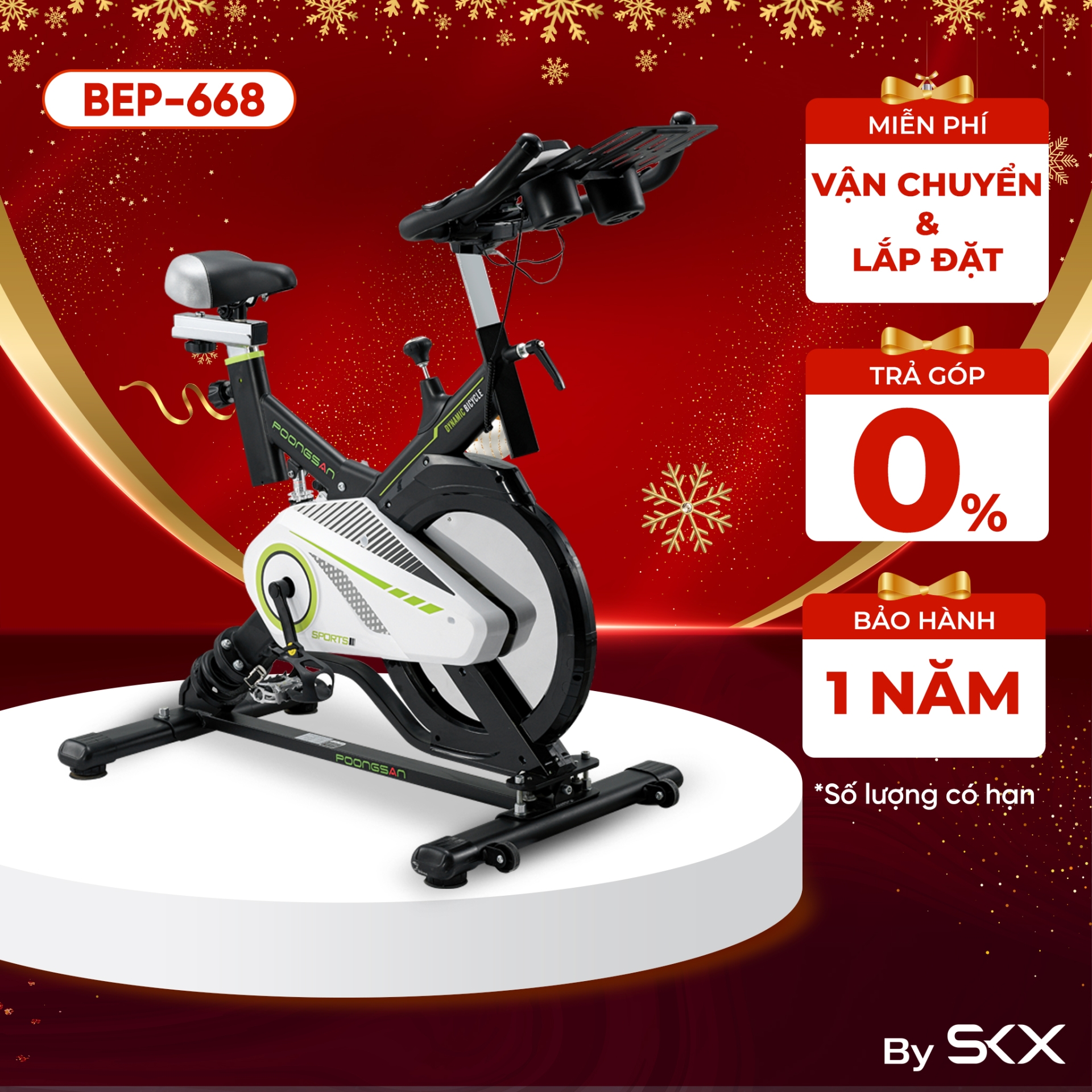 Xe đạp tập Poongsan BEP-668