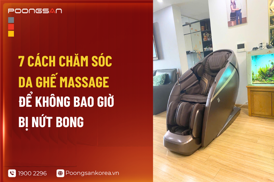 chăm sóc da ghế massage