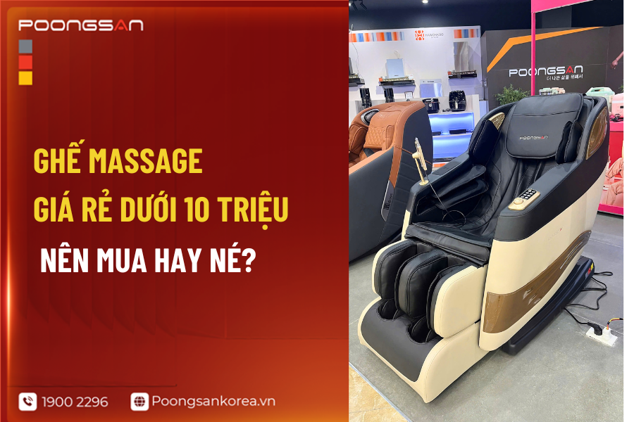 ghế massage giá rẻ dưới 10 triệu