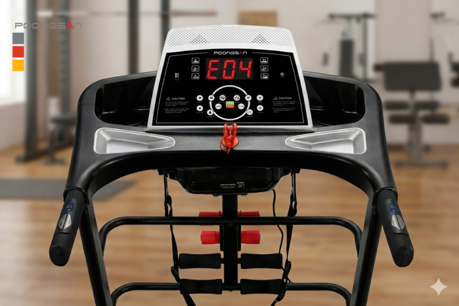 máy chạy bộ báo lỗi E04