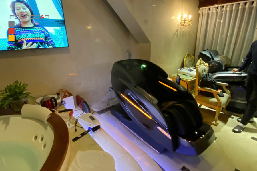 phân biệt ghế massage thật và hàng dựng