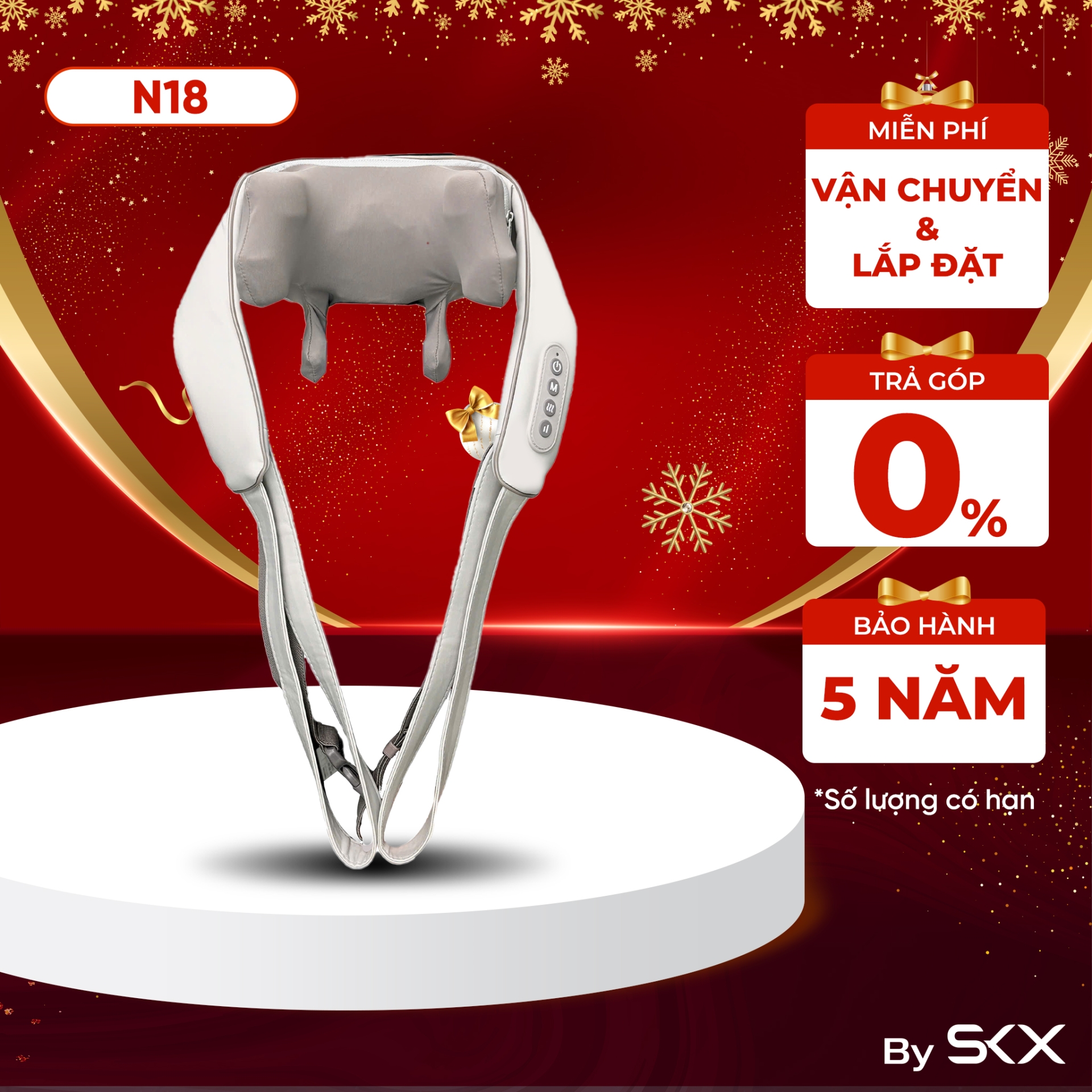 Gối massage Poongsan N18