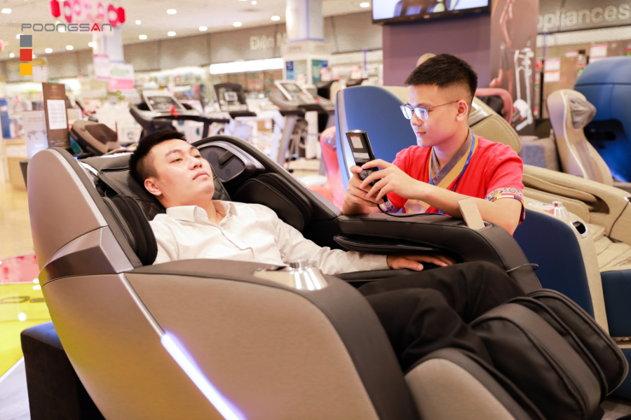 thói quen khiến ghế massage nhanh hỏng