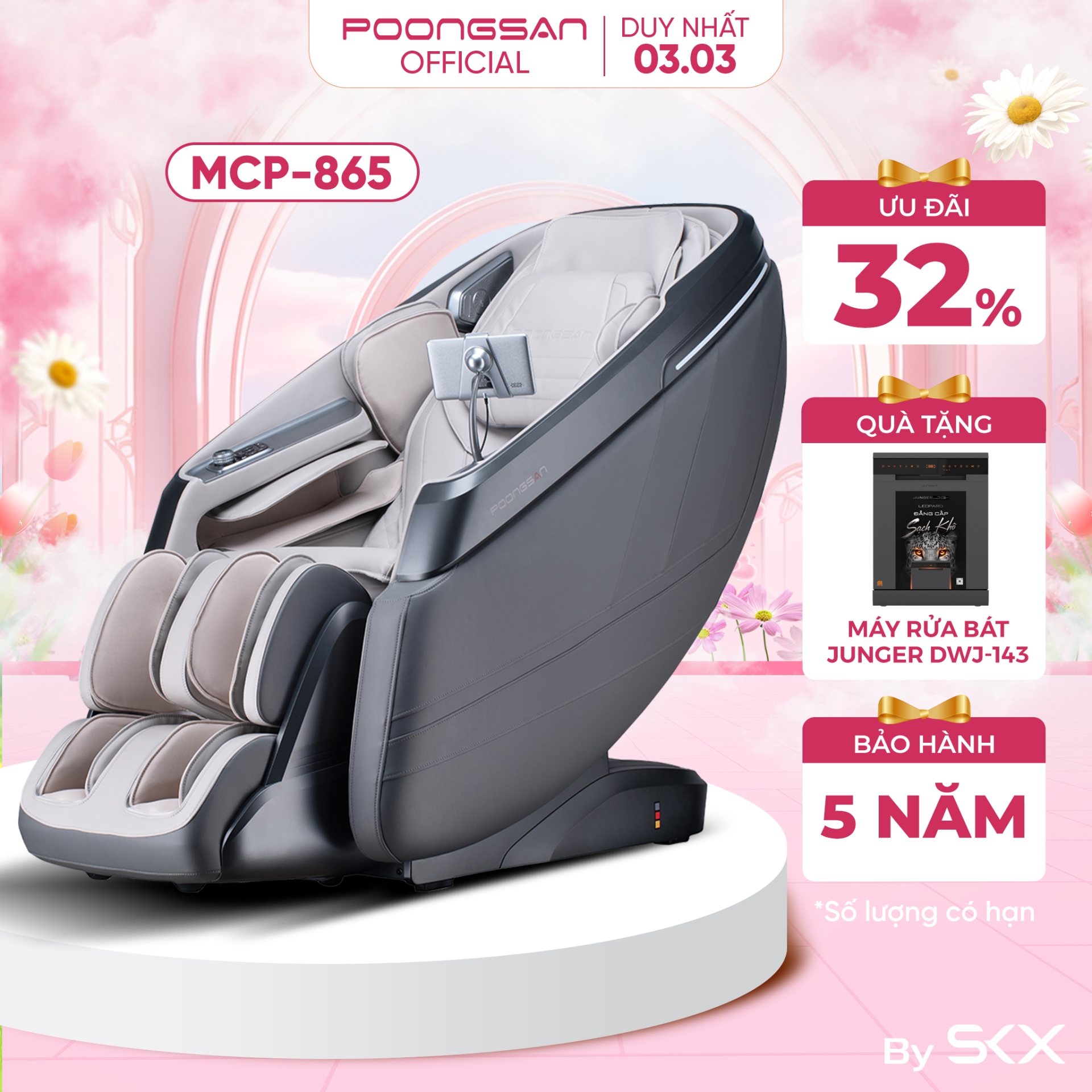 Poongsan MCP-865 - Khi c&ocirc;ng nghệ biết lắng nghe cơ thể người phụ nữ bạn y&ecirc;u