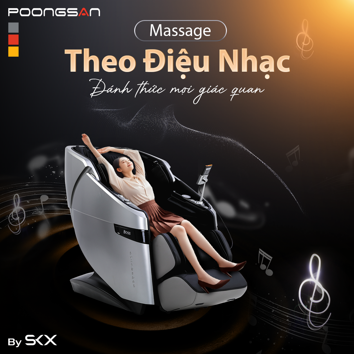 ghế massage giúp thư giãn