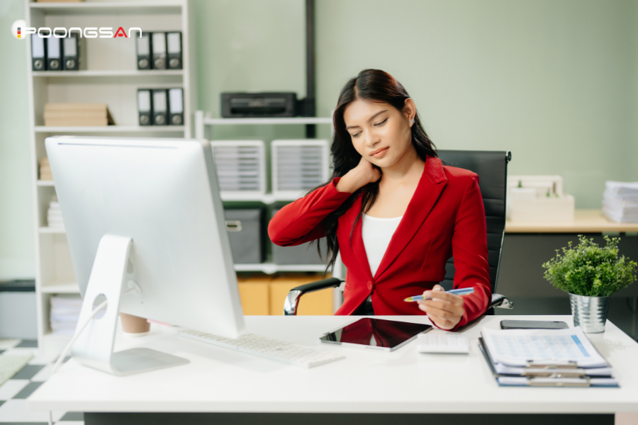 cơ thể khó thư giãn