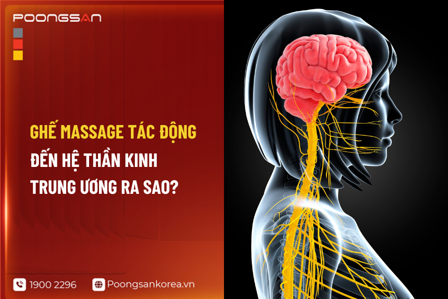 ghế massage giảm căng thẳng thần kinh